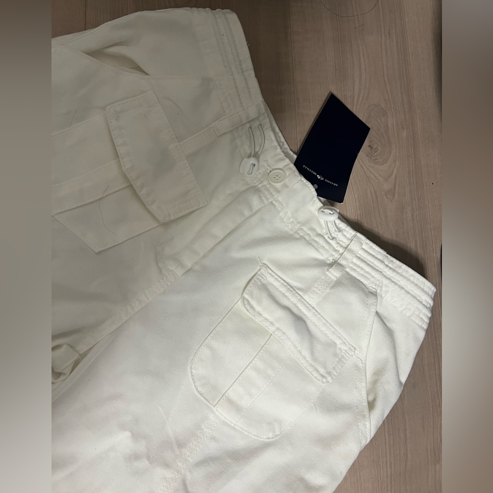 Brandy Melville White Cargo Pants - Picture 2 of 3